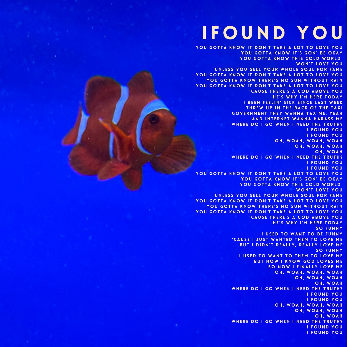I Found You official lyrics image