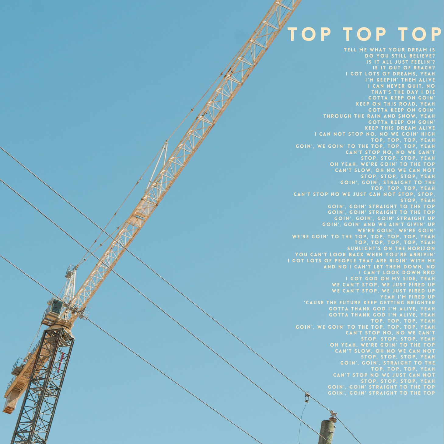Top Top Top official lyrics image