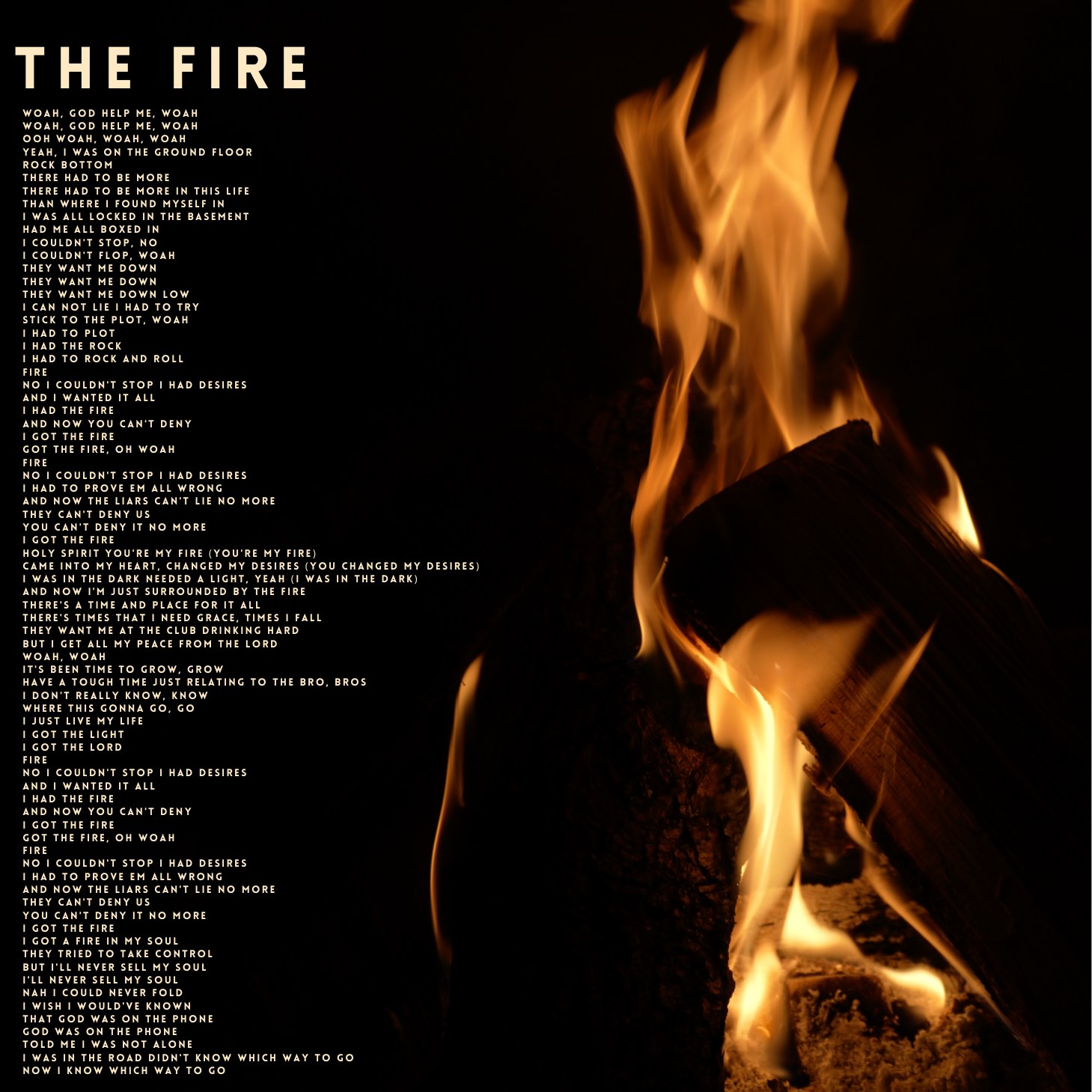 The Fire official lyrics image